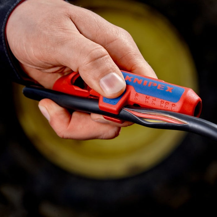 EAN 4003773082910 - Knipex ErgoStrip pelacable Azul, Rojo imagen 21