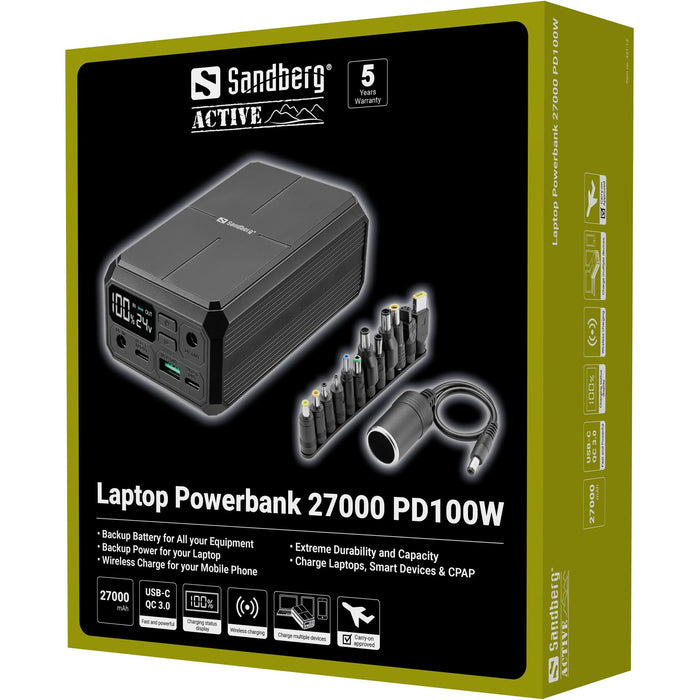 EAN 5705730421136 - Sandberg Laptop Powerbank 27000 PD100W imagen 8