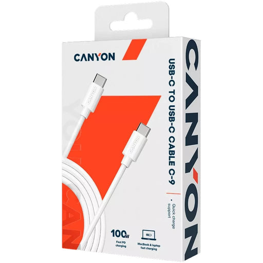 EAN 5291485008741 - Canyon CNS-USBC9W cable USB 1,2 m USB C 100 W Blanco imagen 2
