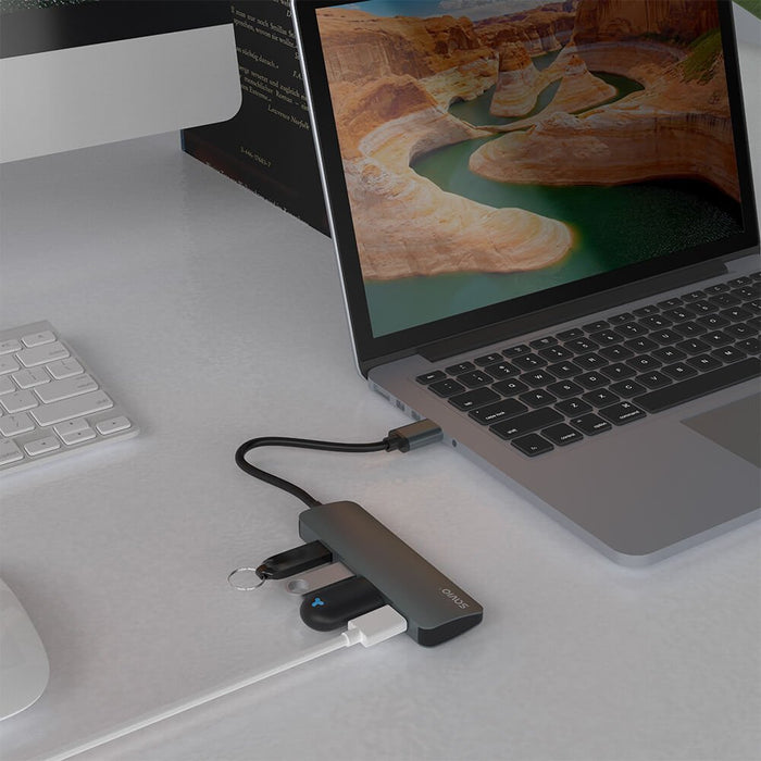 EAN 5901986047728 - Savio Hub 4 x USB-A 3.1 Gen 1 AK-53 USB 3.2 Gen 1 (3.1 Gen 1) Type-A 1000 Mbit/s Negro imagen 4