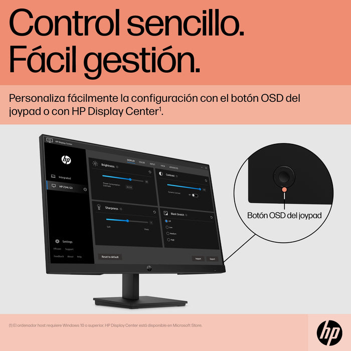 EAN 0196548137329 - HP P24 G5 FHD Monitor pantalla para PC 60,5 cm (23.8") 1920 x 1080 Pixeles Full HD LCD Negro imagen 15