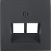 EAN 4011334222156 - Hager 14091606 placa de pared y cubierta de interruptor imagen 1