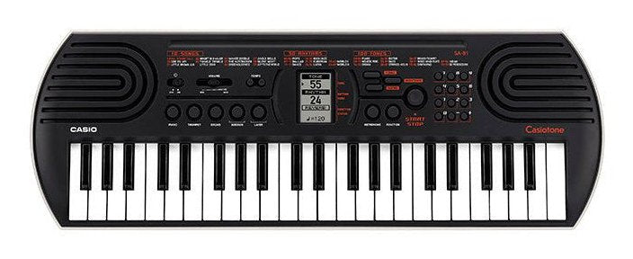EAN 4971850321217 - Casio SA-81 piano digital 44 llaves Negro imagen 1
