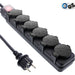 EAN 4043718315864 - InLine 16496P base múltiple 5 m 6 salidas AC Negro imagen 2