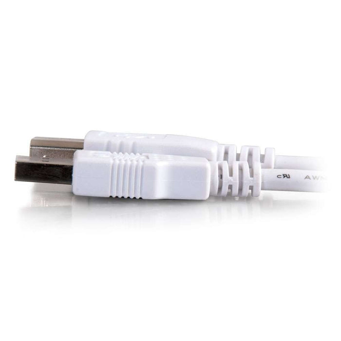 EAN 0757120815624 - C2G 3m USB 2.0 A/B Cable cable USB USB A USB B Blanco imagen 3