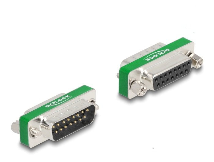 EAN 4043619664788 - DeLOCK 66478 cambiador de género para cable D-Sub 15 pin Plata imagen 1