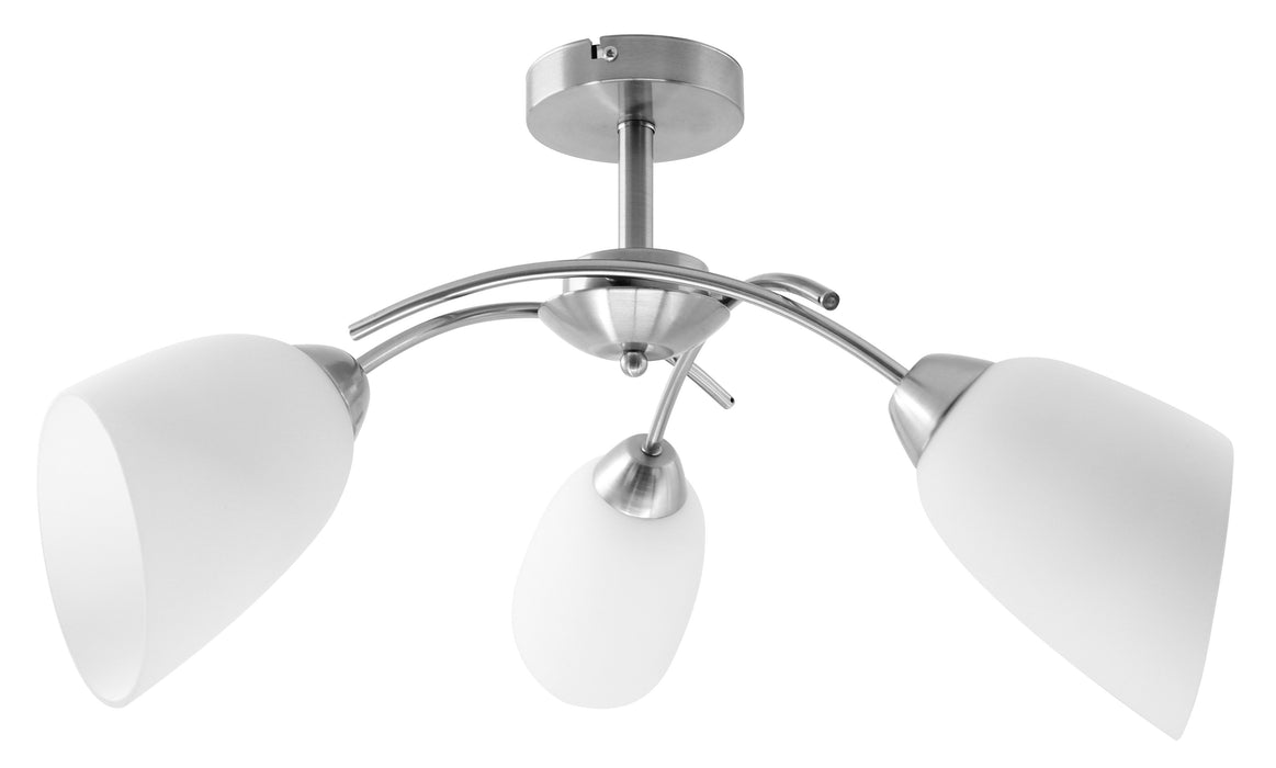 EAN 5901443116004 - Activejet AJE-NIKITA 3P Nikiel iluminación de techo E27 120 W imagen 1