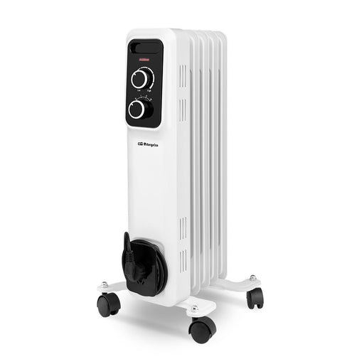 EAN 8435568405264 - Orbegozo 18027 calefactor eléctrico Interior Negro, Blanco 1000 W Radiador de aceite eléctrico imagen 1