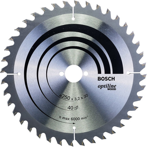 EAN 3165140195027 - Bosch ‎2608640728 hoja de sierra circular 25 cm 1 pieza(s) imagen 1