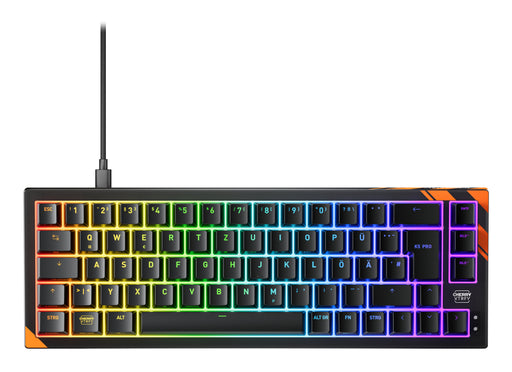 EAN 4025112121685 - CHERRY K5 PRO TMR COMPACT teclado Juego USB QWERTZ Alemán Negro, Naranja imagen 1