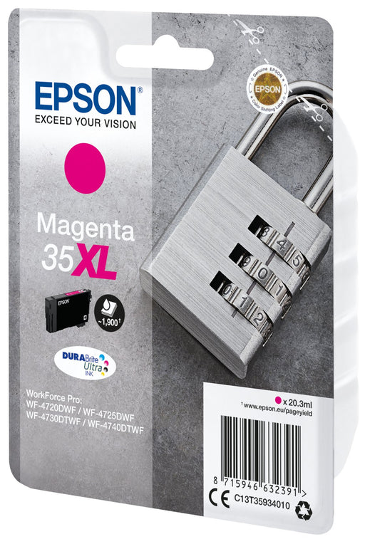 EAN 8715946632407 - Epson Padlock C13T35934020 cartucho de tinta 1 pieza(s) Original Alto rendimiento (XL) imagen 2