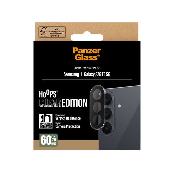 EAN 5715685046414 - PanzerGlass ® Hoops® Camera Lens Protector Transparent Samsung Galaxy S26 FE 5G Protector de pantalla 1 p imagen 3