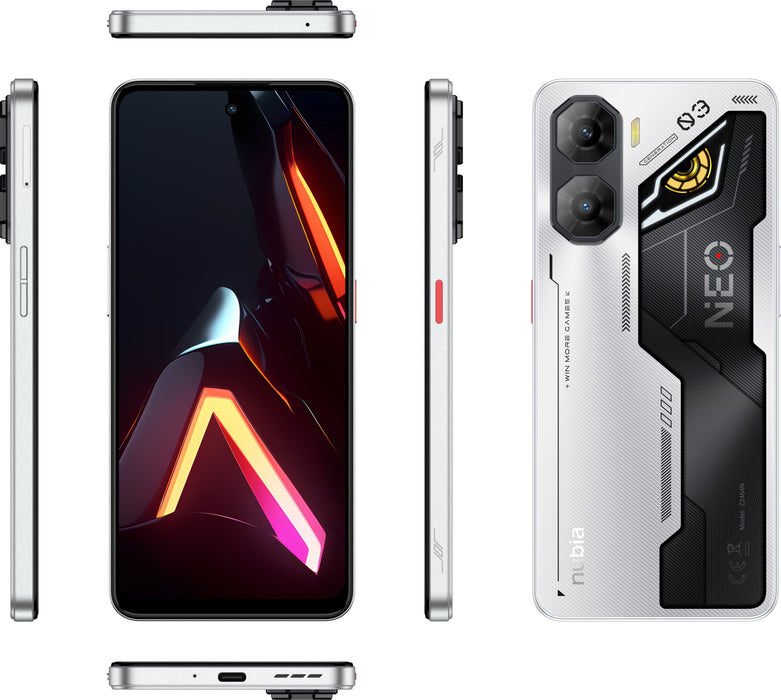 EAN 6902176137105 - ZTE Nubia Neo 3 5G 17,3 cm (6.8") Ranura híbrida Dual SIM USB Tipo C 8 GB 256 GB 6000 mAh Plata imagen 3
