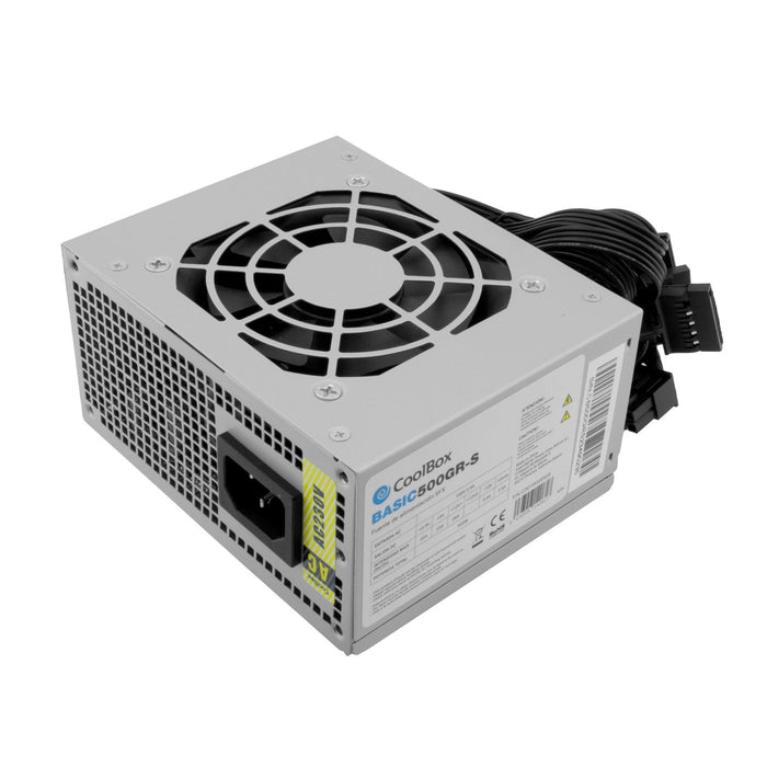 EAN 8436556140617 - CoolBox BASIC500GR-S unidad de fuente de alimentación 500 W 20+4 pin ATX SFX Blanco imagen 1