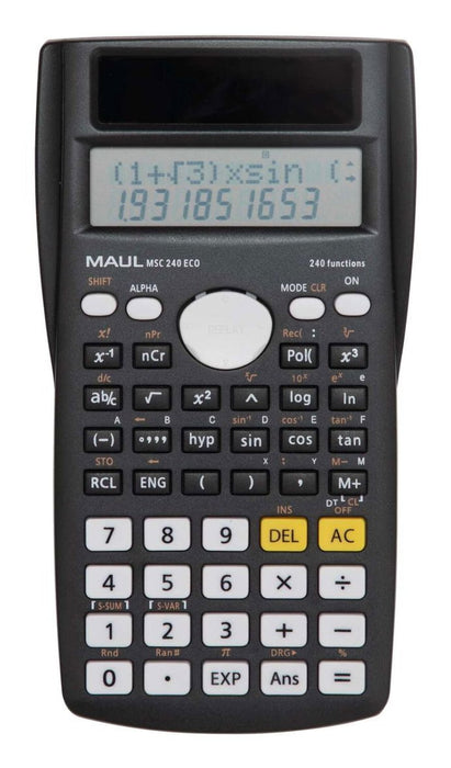EAN 4002390094689 - MAUL MSC 240 ECO calculadora Escritorio Pantalla de calculadora Negro imagen 1