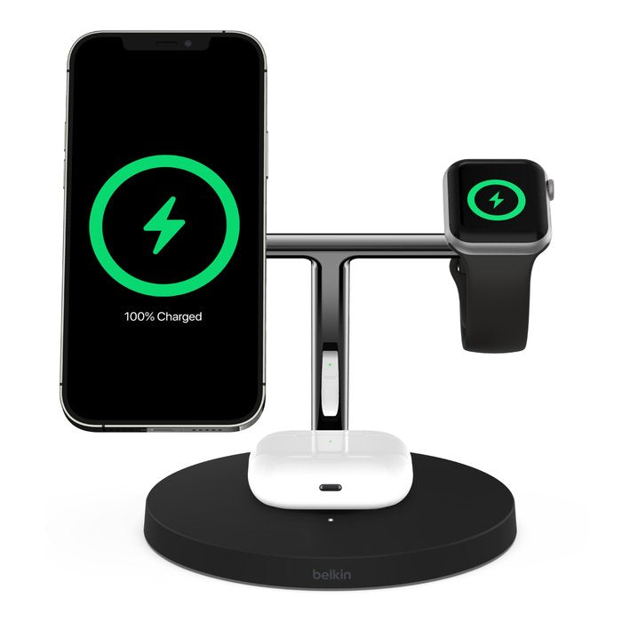 EAN 0745883819324 - Belkin BoostCharge Pro Auriculares, Smartphone, Reloj inteligente Negro USB Cargador inalámbrico Interior imagen 6