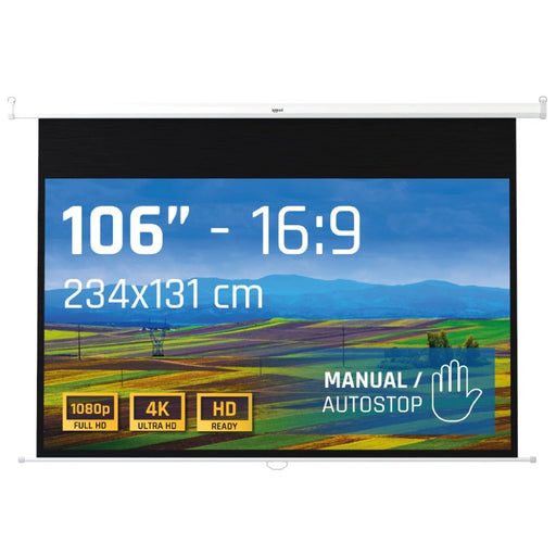 EAN 8435364319284 - iggual PSIMS234 pantalla de proyección 2,69 m (106") imagen 1
