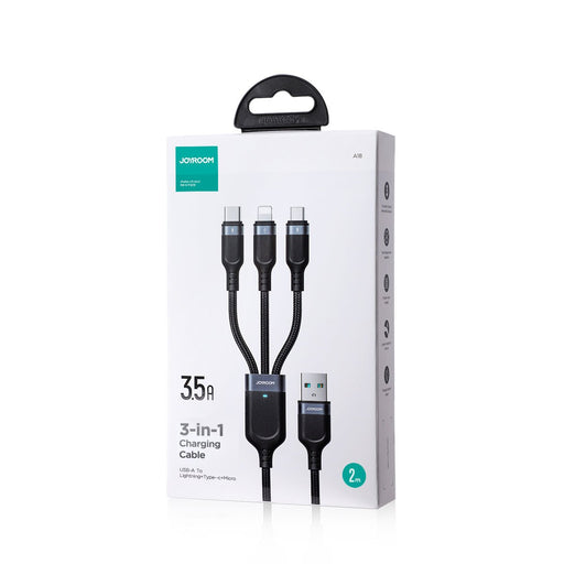 EAN 6956116758592 - JOYROOM S-1T3018A18 cable USB 0,3 m USB A USB C/Micro-USB B/Lightning 4,8 Gbit/s Negro imagen 2