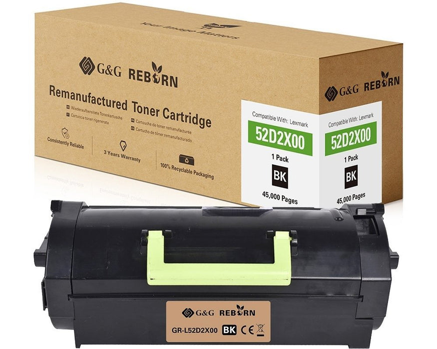 EAN 6942383124895 - G&G GR-L52D2X00 cartucho de tóner 1 pieza(s) Compatible Negro imagen 2