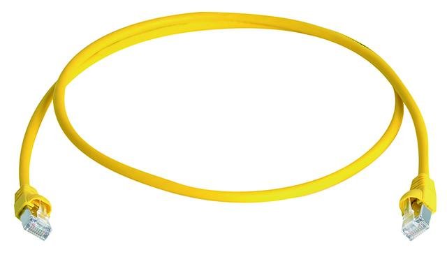 EAN 4018359378875 - Telegärtner MP8 FS 500 LSZH 0.25m cable de red Amarillo 0,25 m Cat6a SF/UTP (S-FTP) imagen 1