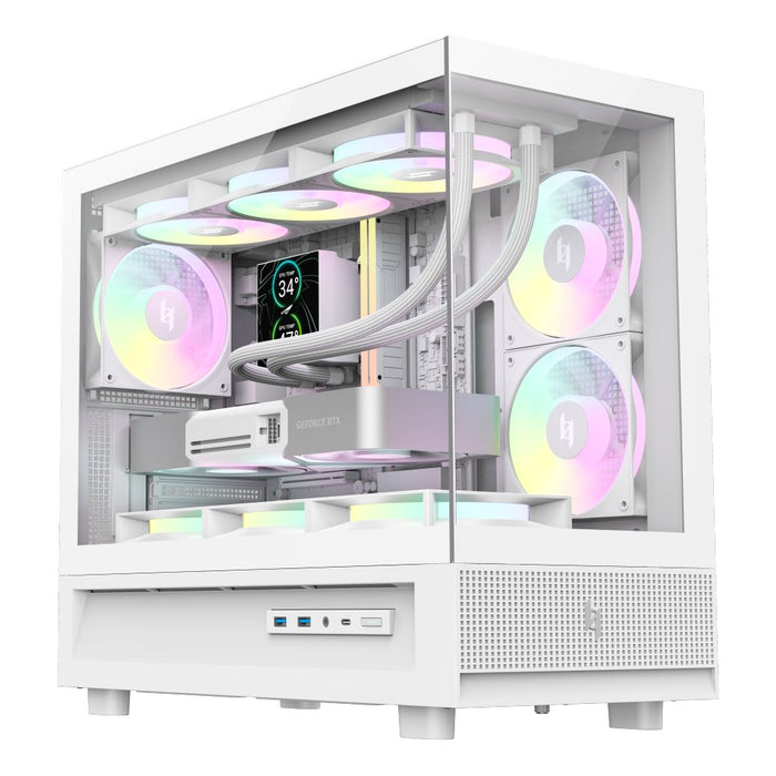 EAN 6931858712163 - GameMax NEX C31 WH carcasa de ordenador Blanco imagen 3