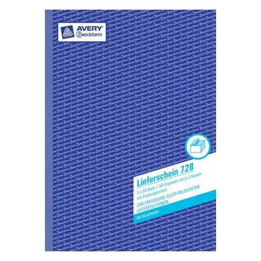 EAN 4004182007280 - Avery 728 registro comercial (libro) Azul, Multicolor, Blanco imagen 2