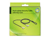 EAN 4043619209347 - Navilock 20934 cable antirrobo Negro, Plata 1,8 m imagen 5