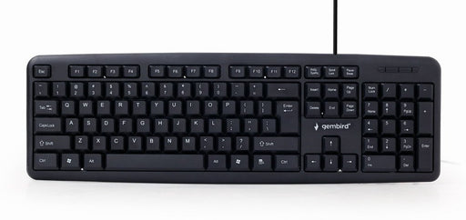 EAN 8716309083980 - Gembird KB-U-103 teclado USB Inglés de EE. UU. Negro imagen 1