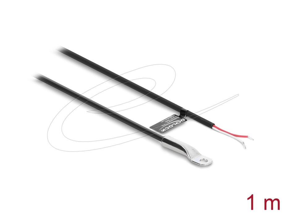 EAN 4043619918126 - DeLOCK 91812 accesorio para sensor de temperatura y humedad Alargador eléctrico Negro 1 pieza(s) imagen 1