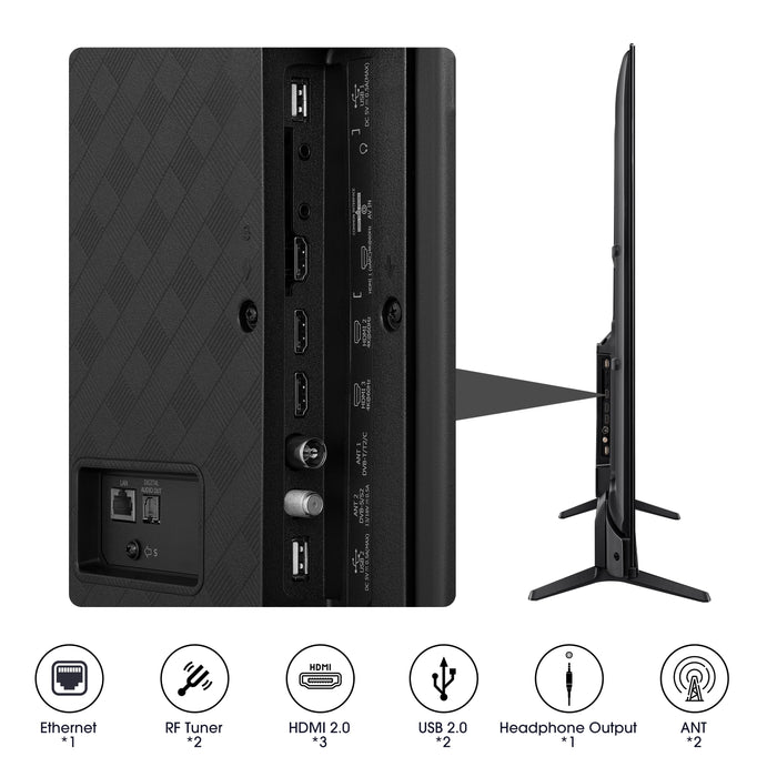 EAN 6942147491676 - Hisense 58A6K 147,3 cm (58") 4K Ultra HD Smart TV Wifi Negro 300 cd / m² imagen 7