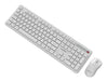 EAN 8716309137027 - Gembird KBS-WPS-01-W teclado Ratón incluido Oficina RF inalámbrico QWERTY Internacional de EE.UU. Blanco imagen 3