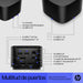 EAN 0196068757984 - HP Thunderbolt 280W G4 Dock w/Combo Cable Alámbrico Thunderbolt 4 Negro imagen 2