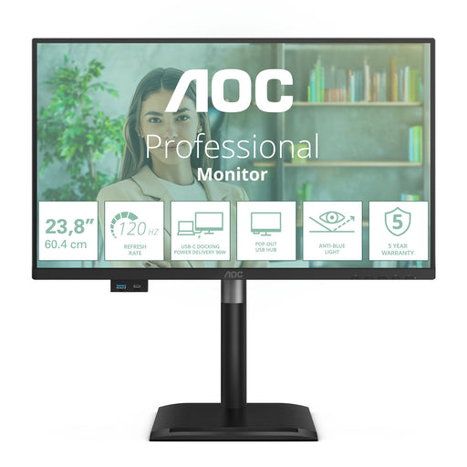 EAN 4038986143172 - AOC 24P4CV pantalla para PC 60,5 cm (23.8") 1920 x 1080 Pixeles Full HD LED Negro imagen 1