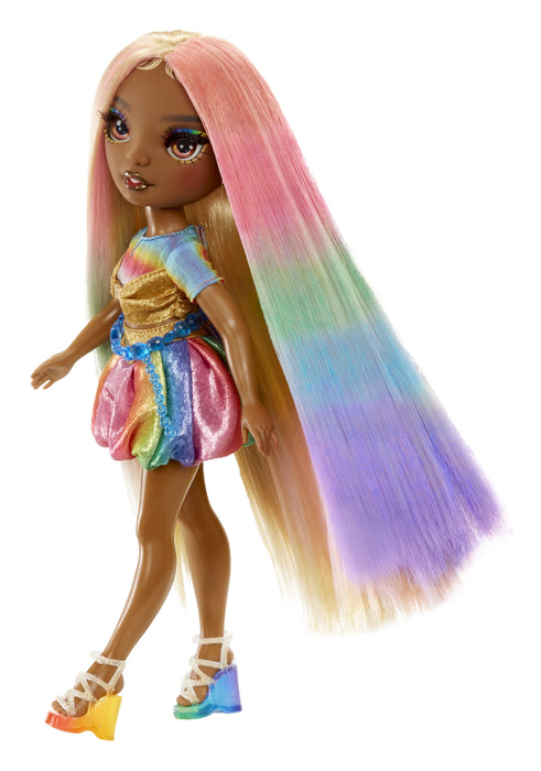 EAN 0035051526797 - Rainbow High Hair Chalk & Style Doll- Meline (Gold) imagen 6