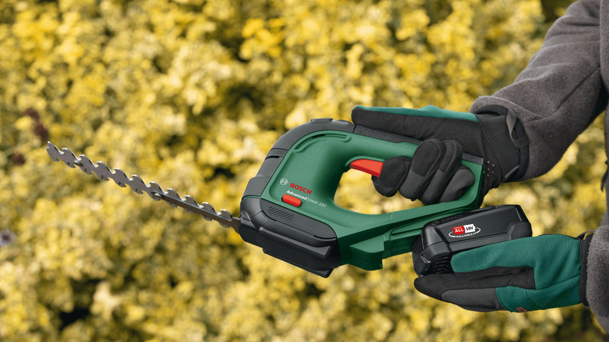 EAN 4059952558400 - Bosch AdvancedShear 18V-10 tijera de césped inalámbrica 10 cm Ión de litio Negro, Verde imagen 8