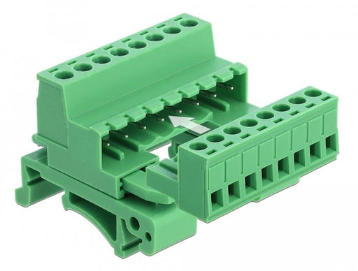 EAN 4043619660810 - DeLOCK 66081 bloque de terminales 8-pin Verde imagen 2
