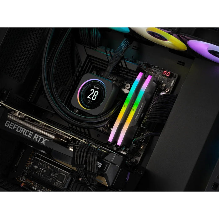 EAN 0840006676669 - Corsair DDR5 96GB PC 6800 CL40 KIT (2x48GB) VENGEANCE RGB B retail módulo de memoria 288-pin DIMM imagen 6