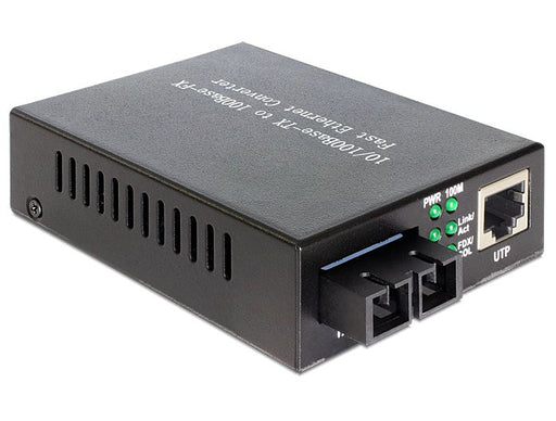 EAN 4043619862160 - DeLOCK 86216 convertidor de medio 100 Mbit/s 1310 nm Multimodo Negro imagen 1