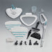 EAN 8003705114241 - Ariete 4164/00 Fregona a vapor 0,35 L 1500 W Blanco, Azul claro imagen 10