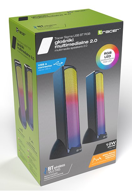 EAN 5907512874912 - Tracer Sigma USB BT RGB De 2 vías Negro Alámbrico 10 W imagen 7