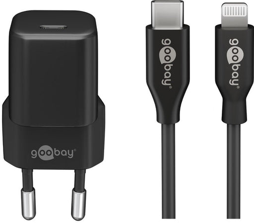 EAN 4040849610837 - Goobay 61083 cargador de dispositivo móvil Smartphone Negro Corriente alterna Interior imagen 1