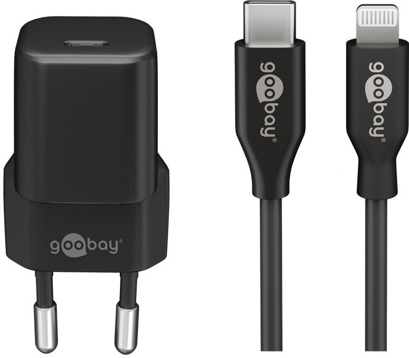 EAN 4040849610837 - Goobay 61083 cargador de dispositivo móvil Smartphone Negro Corriente alterna Interior imagen 1