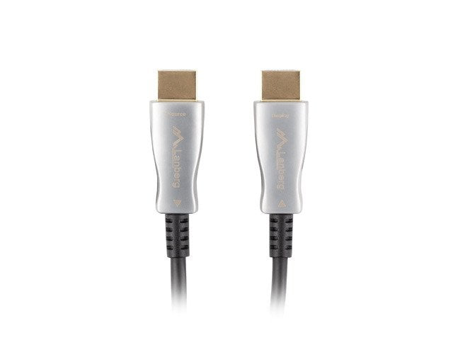 EAN 5901969429817 - Lanberg CA-HDMI-20FB-0200-BK cable HDMI 20 m HDMI tipo A (Estándar) Negro, Plata imagen 1