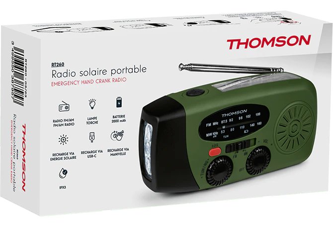 EAN 3499550387957 - Thomson RT260 radio Portátil Analógica Verde imagen 8