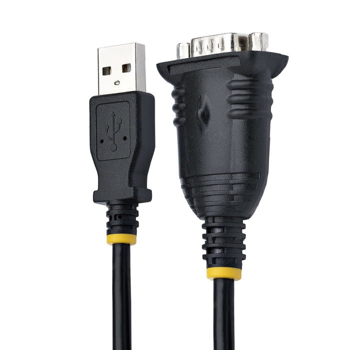 EAN 0065030894586 - StarTech.com 1P3FP-USB-SERIAL cambiador de género para cable DB-9 USB Type-A Negro imagen 2