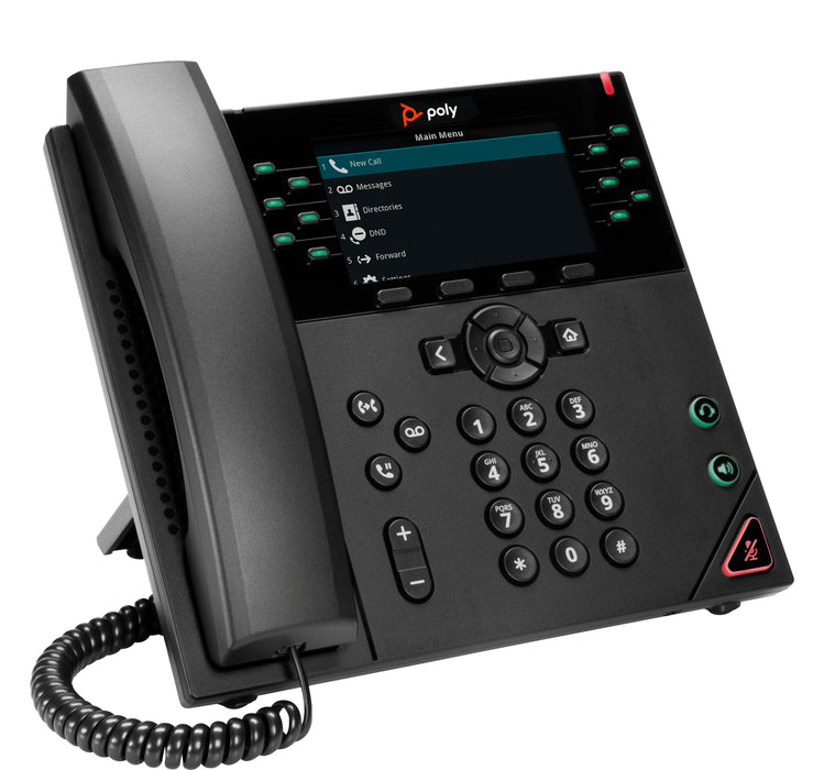 EAN 5715063715833 - HP Poly VVX 450 12-Line IP Phone and PoE-enabled teléfono IP Negro LCD imagen 2