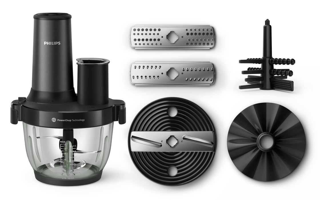 EAN 8720389066627 - Philips 5000 series HR1507/00 picadora eléctrica de alimentos 2 L 650 W Negro imagen 1