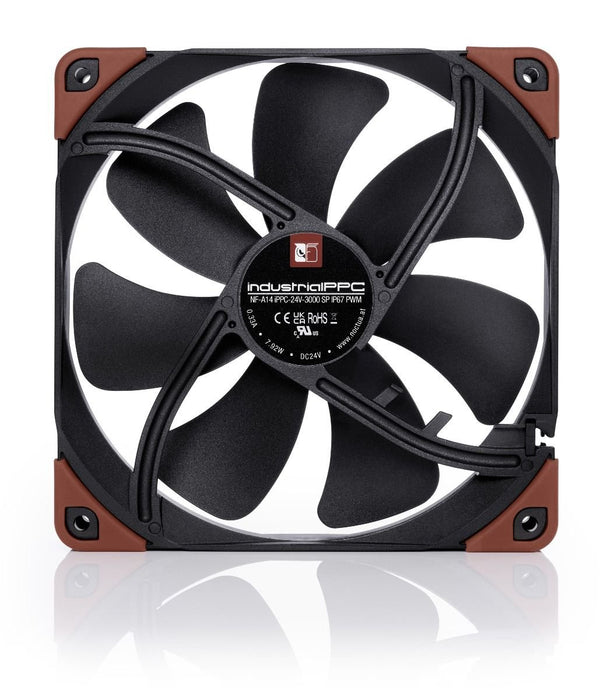 EAN 9010018100600 - Noctua NF-A14 Carcasa del ordenador Ventilador 14 cm Negro, Marrón 1 pieza(s) imagen 4