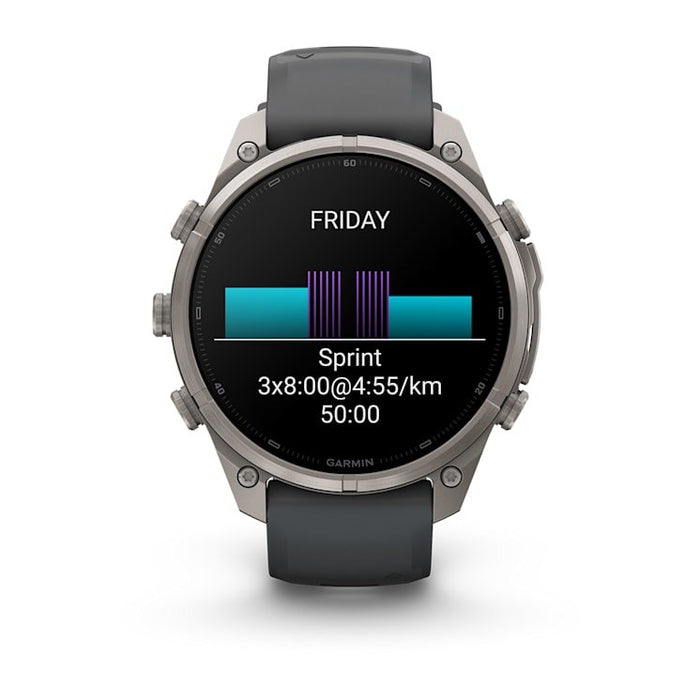 EAN 753759380199 - Garmin fēnix 9 Pro 3,56 cm (1.4") AMOLED 47 mm Digital 454 x 454 Pixeles Pantalla táctil Titanio Wifi GPS  imagen 9