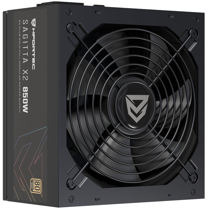 EAN 8435443722240 - Nfortec NF-PSU-SAGITTAX2-FM-850W unidad de fuente de alimentación 20+4 pin ATX ATX imagen 1